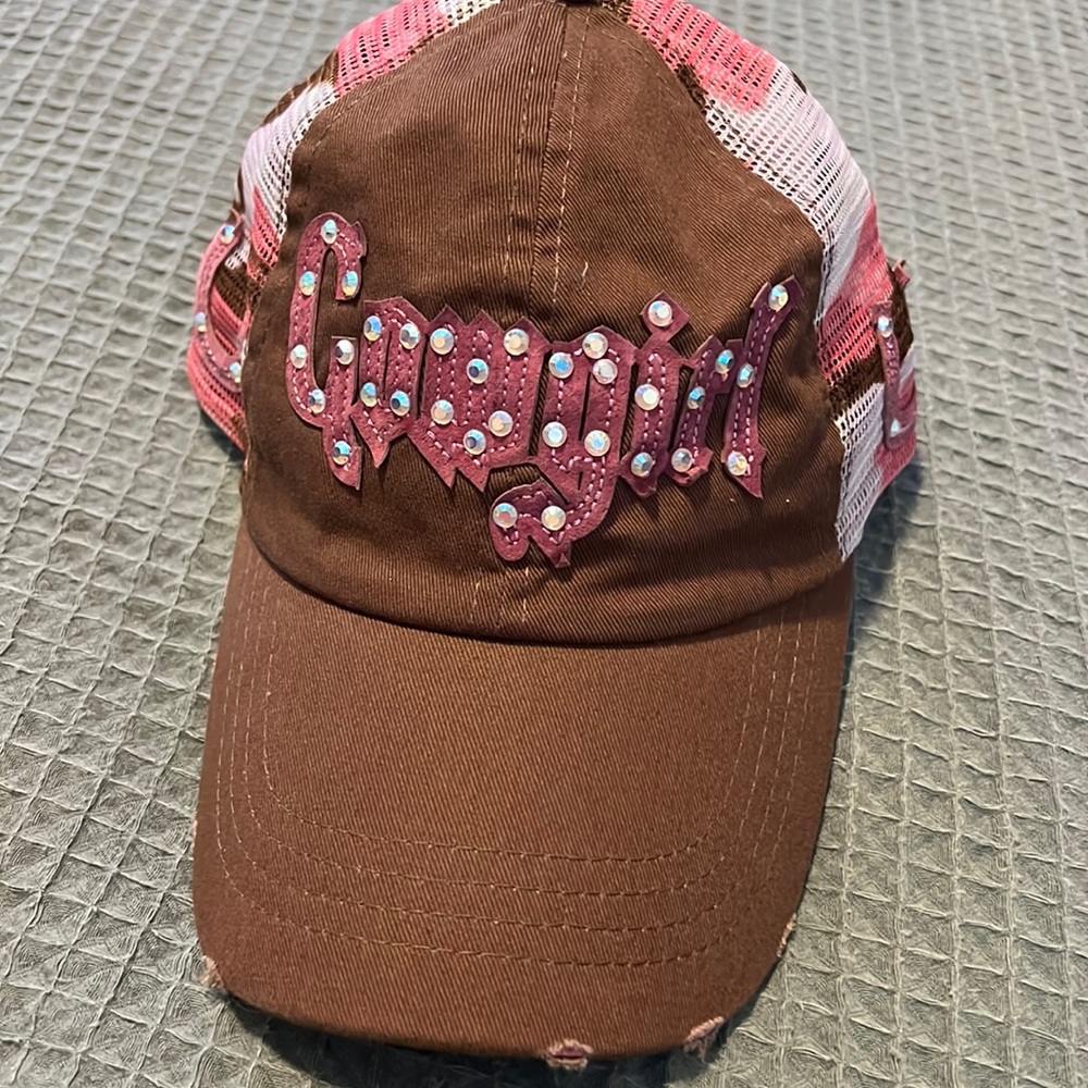 Super cute Cowgirl bling hat